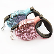 Load image into Gallery viewer, Retractable Automatic Dog Leashes (Pink-Blue)