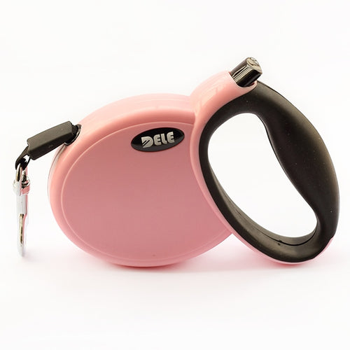 Retractable Automatic Dog Leashes (Pink-Black)