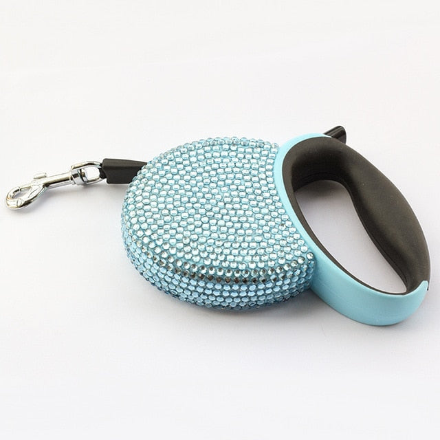 Retractable Automatic Dog Leashes (Pink-Blue)