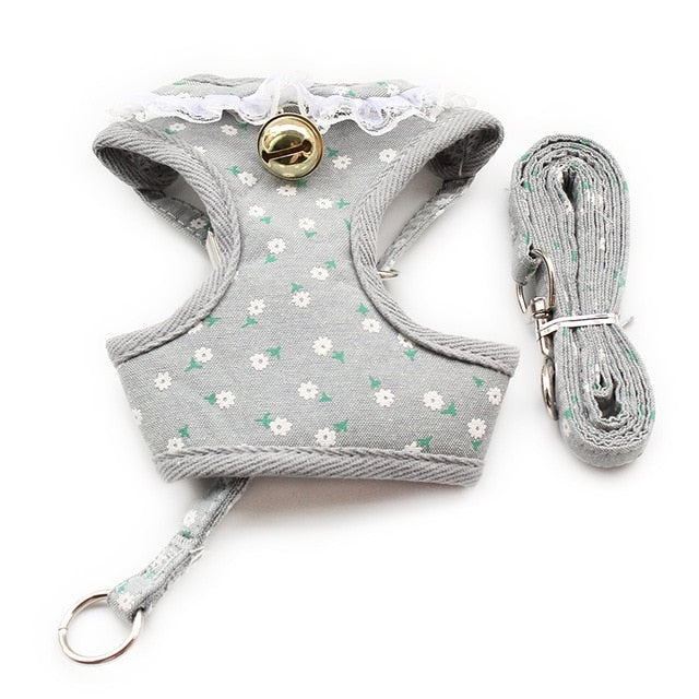 Flower Bells Dog Harness