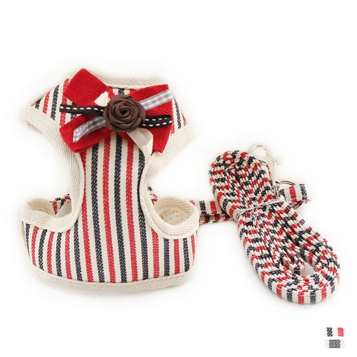 Fashion Stripe Vest Harness