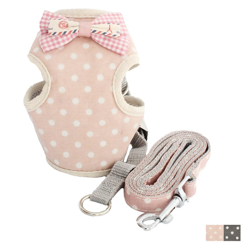 Dot Pattern Small Dog Harness