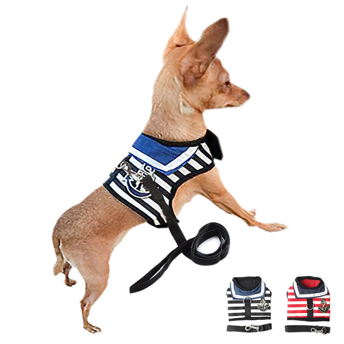 Navy Love Dog Harness