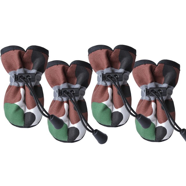 Waterproof Anti-Slip Footwear for Cats and Dogs (4 pcs.)