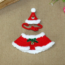 Load image into Gallery viewer, Christmas Cat Costume with Santa Hat