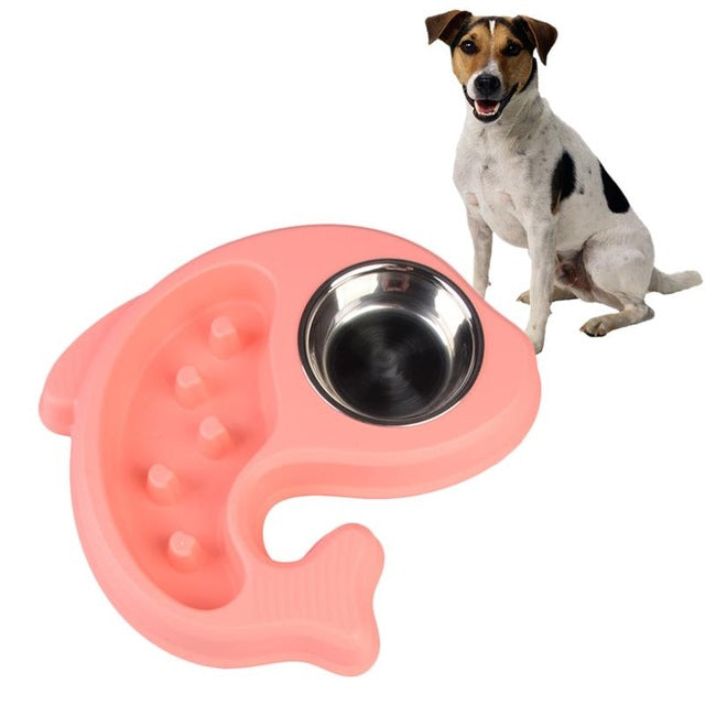 Fish Shaped Pet Bowl