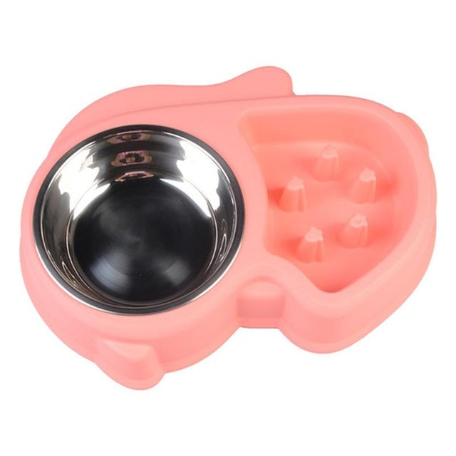 Water and Dry Food Bowl