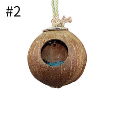 Load image into Gallery viewer, Natural Coconut Hanging Bird Nest