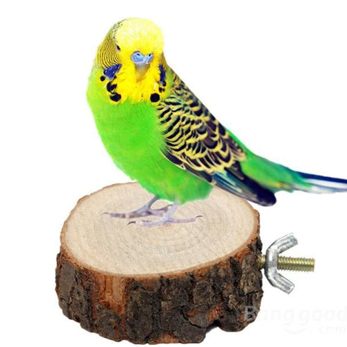 Bird Cage Perches Round Wooden