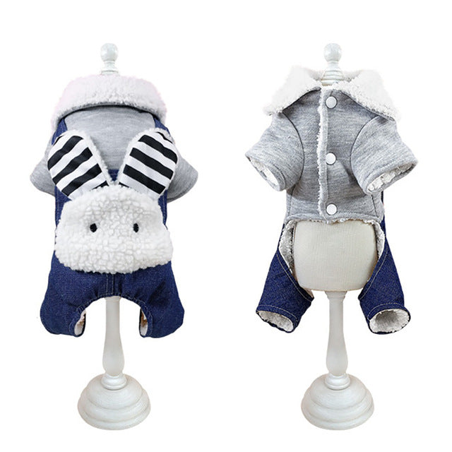 Thickened Winter Clothes for Small Dogs